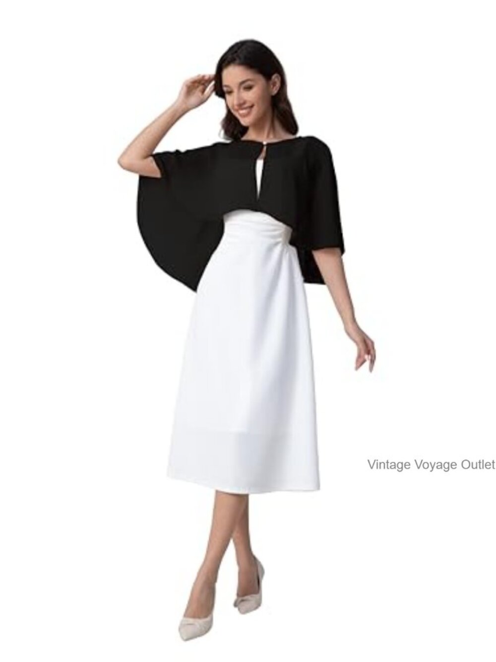 Chiffon Shawl Wrap Evening Dress Wedding Cape Cover Up One Size